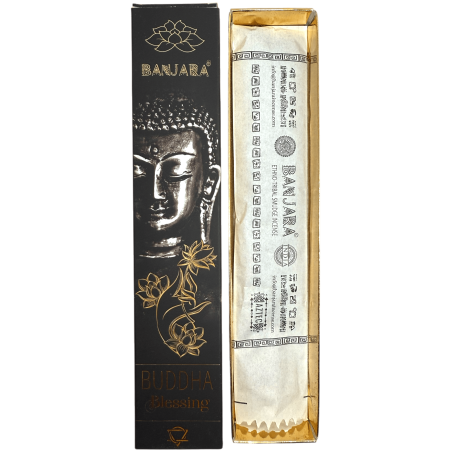 Buddha Tămâie Binecuvântare BANJARA - 1 pachet de 15gr Tămâie Masala Flori de Lotus