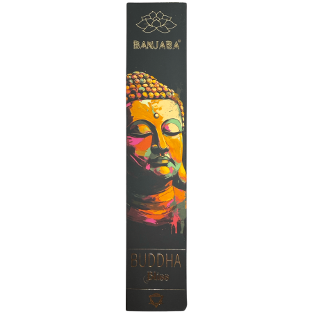 Buddha rökelse Bliss BANJARA - 1 förpackning med 15gr rosa rökelse och jasmin masala
