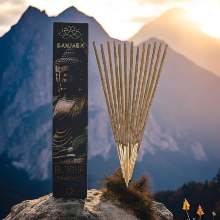 仏陀香瞑想 BANJARA - 15grのお香パチョリとユーカリマサラの1パック
