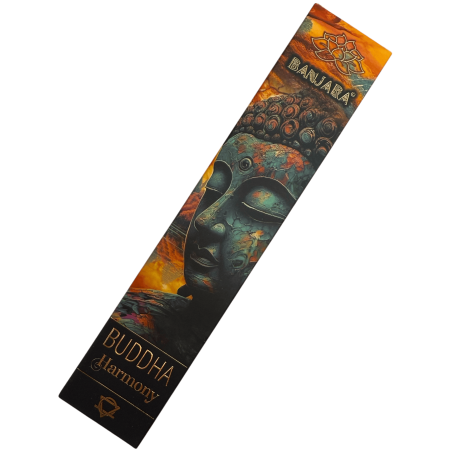 Incienso Buddha Armonía BANJARA - 1 Cajetilla de 15gr Incienso Cedro y Frankincense Masala