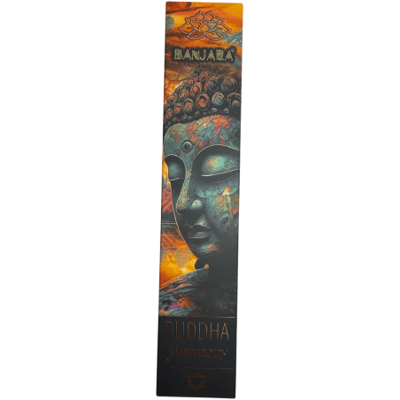 Incienso Buddha Armonía BANJARA - 1 Cajetilla de 15gr Incienso Cedro y Frankincense Masala