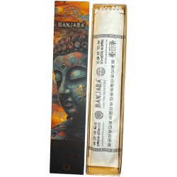 Buddha Räucherstäbchen Harmony BANJARA - 1 Packung 15gr Zedernholz Räucherstäbchen und Weihrauch Masala