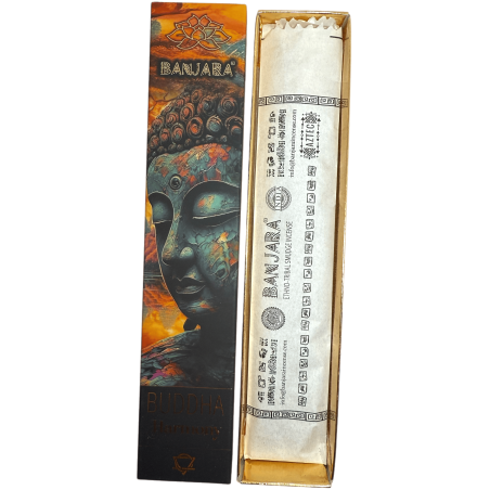 Incenso Buda Harmony BANJARA - 1 Pacote de Incenso de Cedro e Incenso Masala de 15gr