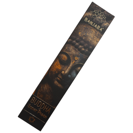 Incenso Buddha Pace Interiore BANJARA - 1 Confezione da 15gr Incenso Lavanda e Camomilla Masala