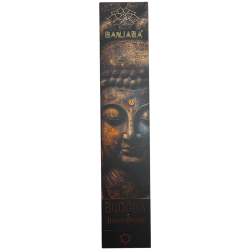 Buddha Räucherstäbchen Innerer Frieden BANJARA - 1 Packung mit 15gr Lavendel Räucherstäbchen und Kamille Masala
