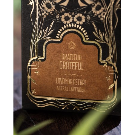 Incienso Ritual Gratitud Sagrada Madre Lavanda Astral - 6 varillas gruesas de 1h de duración aproximada