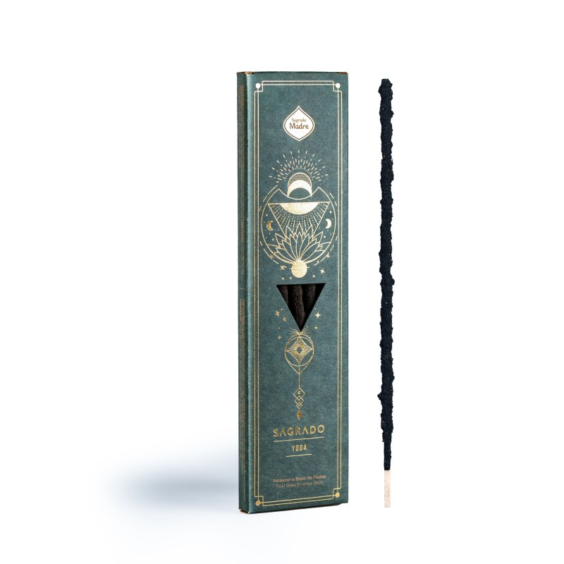 Holy Mother Yoga Incense - 6 thick sticks-SACRED LINE SAGRADA MADRE-HOSTENATURA