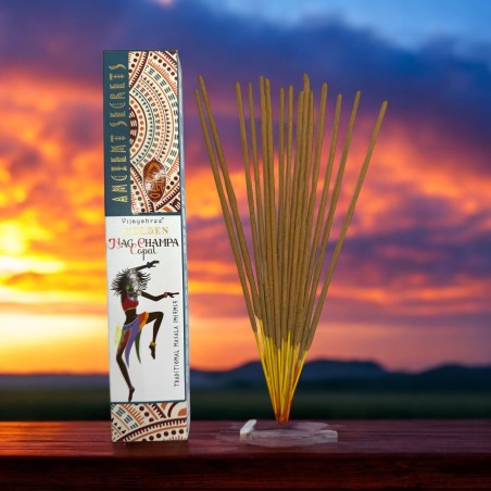 Incienso Copal Dorado i Nag Champa Golden Ancient Secrets Vijayshree - Cajetilla de 15gr.