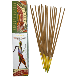 Encens Copal Doré et Sauge Blanche Secrets Anciens Dorés Vijayshree - Sachet de 15gr.