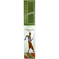 Encens Copal Doré et Sauge Blanche Secrets Anciens Dorés Vijayshree - Sachet de 15gr.
