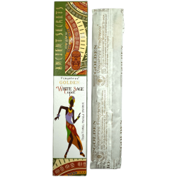 Encens Copal Doré et Sauge Blanche Secrets Anciens Dorés Vijayshree - Sachet de 15gr.