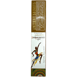 Golden Copal und Sandelholz Weihrauch Golden Ancient Secrets Vijayshree - 15gr Packung.