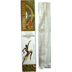 Golden Copal und Sandelholz Weihrauch Golden Ancient Secrets Vijayshree - 15gr Packung.