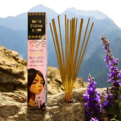 Incienso Palo Santo y Lavanda Golden Fusión Vijayshree - Cajetilla de 15gr.