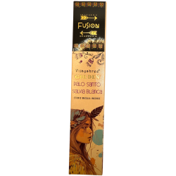 Incienso Palo Santo y Salvia Blanca Golden Fusión Vijayshree - Cajetilla de 15gr.
