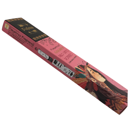 Palo Santo und Rosmarin Golden Fusion Vijayshree Räucherstäbchen - 15gr Packung.