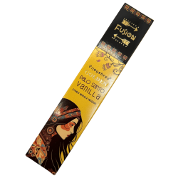 Incienso Palo Santo y Vainilla Golden Fusión Vijayshree - Cajetilla de 15gr.