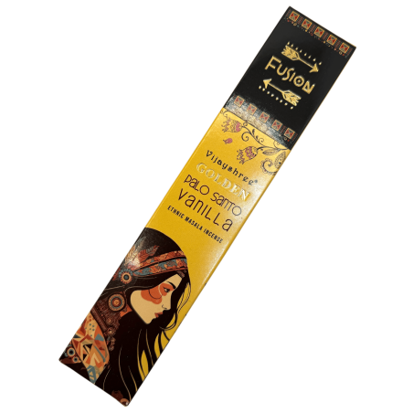 Incenso Palo Santo e Golden Fusion Vanilla Vijayshree - pacote de 15gr.