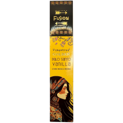 Incienso Palo Santo y Vainilla Golden Fusión Vijayshree - Cajetilla de 15gr.