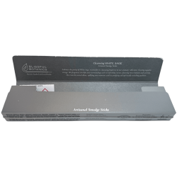 Incenso de Sálvia Branca Orgânica Blissful Botanics TULASI Natural Artisan - Sálvia de Limpeza - 8 incisos orgânicos