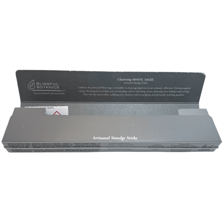Biologische Witte Salie Wierook Blissful Botanics TULASI Natural Artisan - Cleansing Sage - 8 biologische wierookstokjes