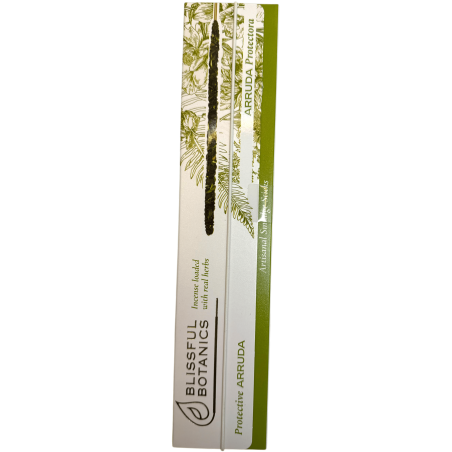 Encens Bio Rue Blissful Botanics TULASI Artisan Naturel - Rue Protection - 8 barres d’encens bio