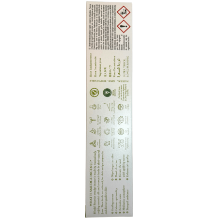 Organic Incense Rue Blissful Botanics TULASI Natural Artisan - Rue Protection - 8 organic incense bars