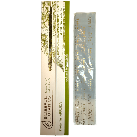 Incienso Orgánico Ruda Blissful Botanics TULASI Artesano Natural - Ruda Protección - 8 barritas incienso orgánicas