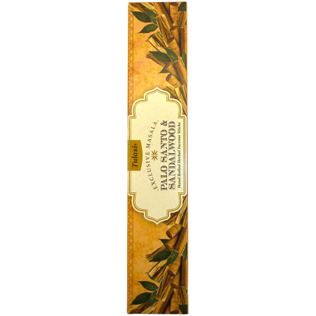 Encens Palo Santo et Bois de Santal Exclusif Malasa TULASI - 1 paquet de 15gr.