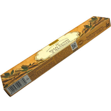 Encens Palo Santo et Bois de Santal Exclusif Malasa TULASI - 1 paquet de 15gr.