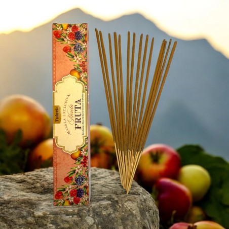 Exclusif Malasa TULASI Mélange de Fruits Encens - 1 paquet de 15gr.