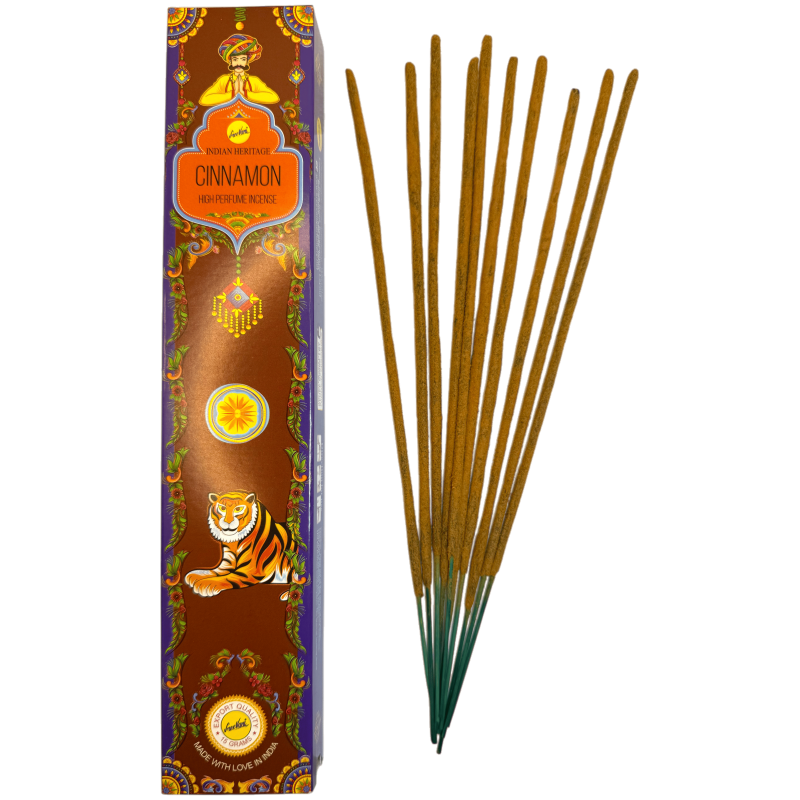 Cinnamon Incense SREE VANI Golden India - 1 pack of 15gr.-INCENSE GOLDEN INDIA SREE VANI-HOSTENATURA