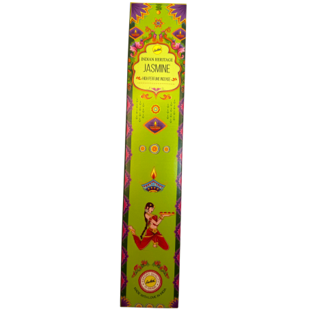 Encens Jasmin SREE VANI Golden India - 1 paquet de 15gr.