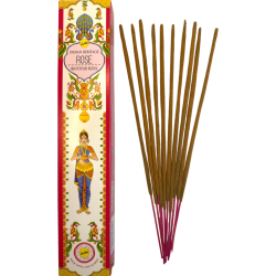 Golden India SREE VANI Rosen Räucherstäbchen - 1 Packung à 15gr.