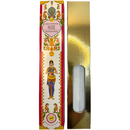 ゴールデンインディア SREE VANI バラのお香 - 15grの1パック