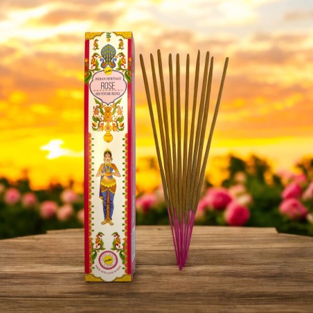 Incienso Rosas SREE VANI Golden India - 1 cajetilla de 15gr.