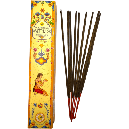 Tămâie Chihlimbar Mosc SREE VANI India de Aur - 1 pachet de 15gr.