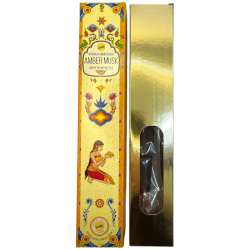 琥珀色の香ムスク SREE VANI ゴールデンインド-15grの1パック。