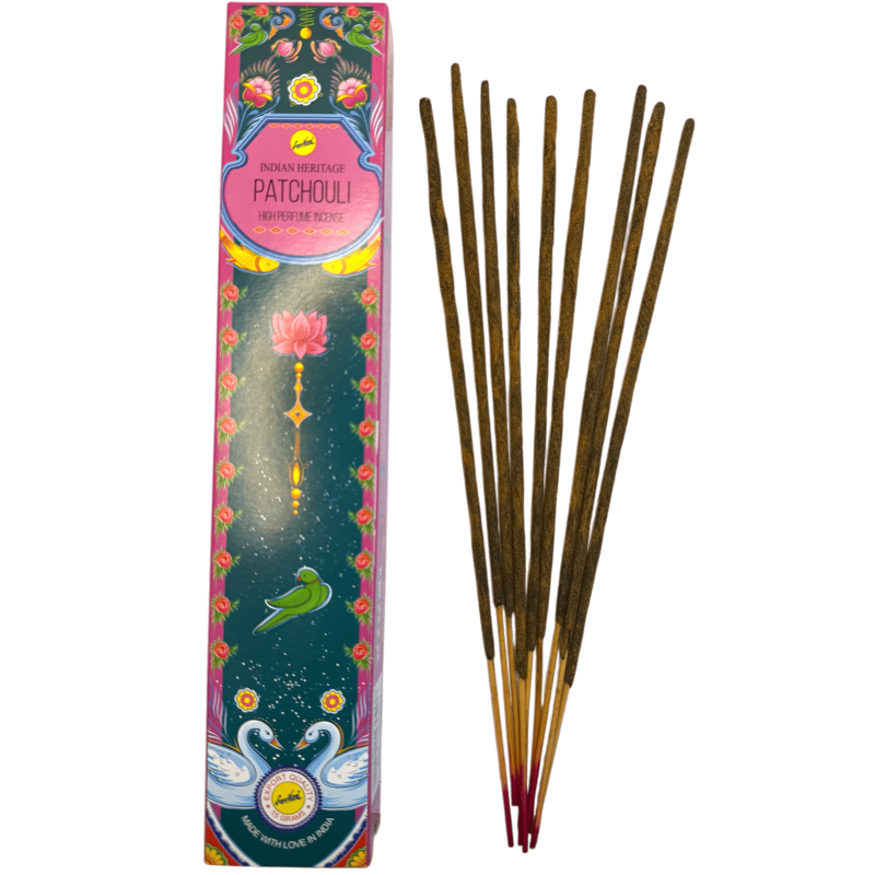 Patchouli Wierook SREE VANI Golden India - 1 pakje van 15gr.-WIEROOK GOUDEN INDIA SREE VANI-HOSTENATURA