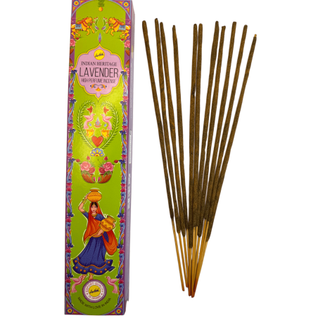 Incienso Lavanda SREE VANI Golden India - 1 cajetilla de 15gr.