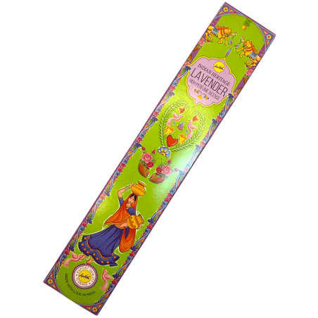 Incienso Lavanda SREE VANI Golden India - 1 cajetilla de 15gr.