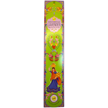 Incienso Lavanda SREE VANI Golden India - 1 cajetilla de 15gr.