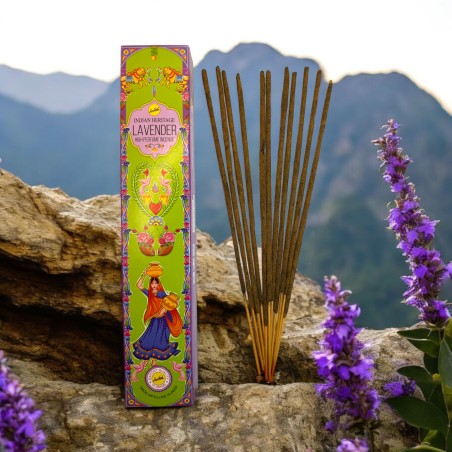 Golden India Lavendel Sree Vani Wierook - 1 doosje van 15gr.