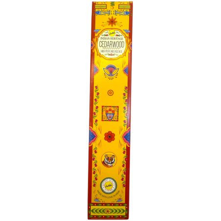 Incienso Cedro SREE VANI Golden India - 1 cajetilla de 15gr.