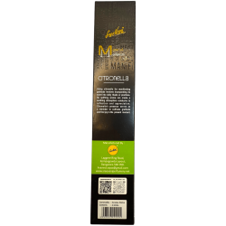 Citronella Incense Gratitude Manifest SREE VANI - Handmade Natural Incense - 4 thick bars Extra quality