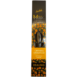 Calendula and Sandelwood Healing Incense Manifest SREE VANI - Natural Organic Artisan Incense - 4 tjocka kvalitetsbarer