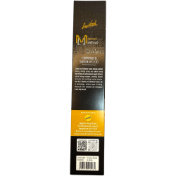 Calendula and Sandelwood Healing Incense Manifest SREE VANI - Natural Organic Artisan Incense - 4 tjocka kvalitetsbarer