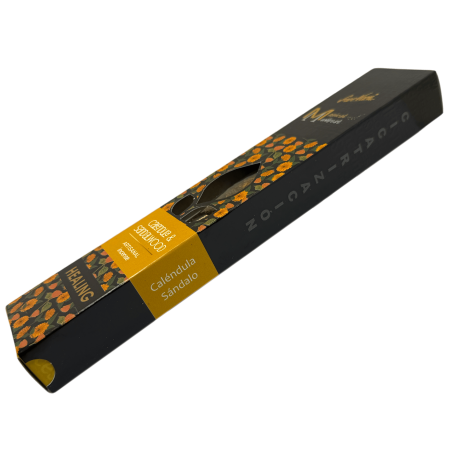 Encens Cicatrisant Calendula et Bois de Santal Manifest SREE VANI - Encens Artisanal Bio Naturel - 4 barres épaisses de qualité