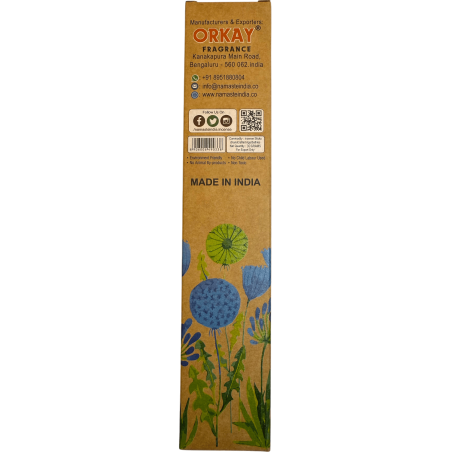 Encens Naturel Ambre Namaste Inde Masala Naturel - 1 paquet d’encens bio 30gr.