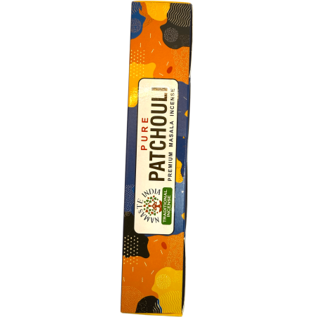 ピュアインセンスパチョリナマステインドプレミアムマサラ-15grパック。